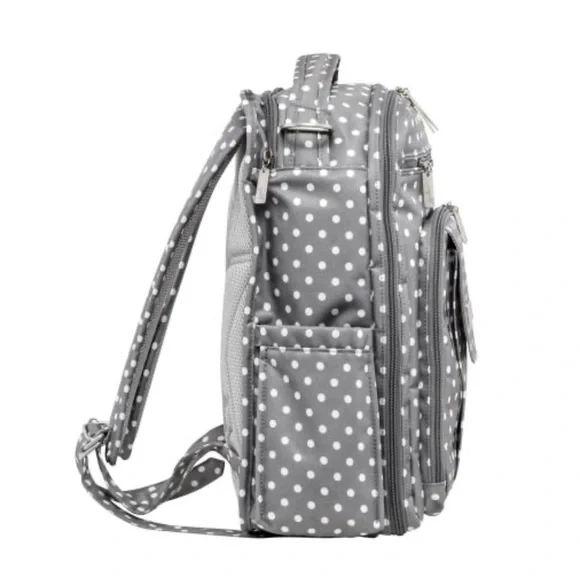 Ju-Ju-Be Gray Polka Dot Baby Bag - Picture 3 of 13